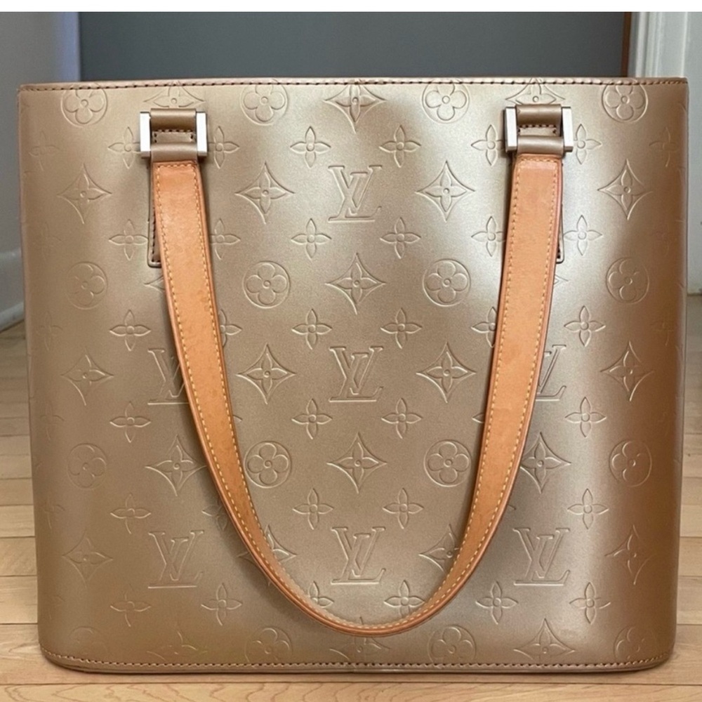 Louis Vuitton Vernis Matte Stockton and COA